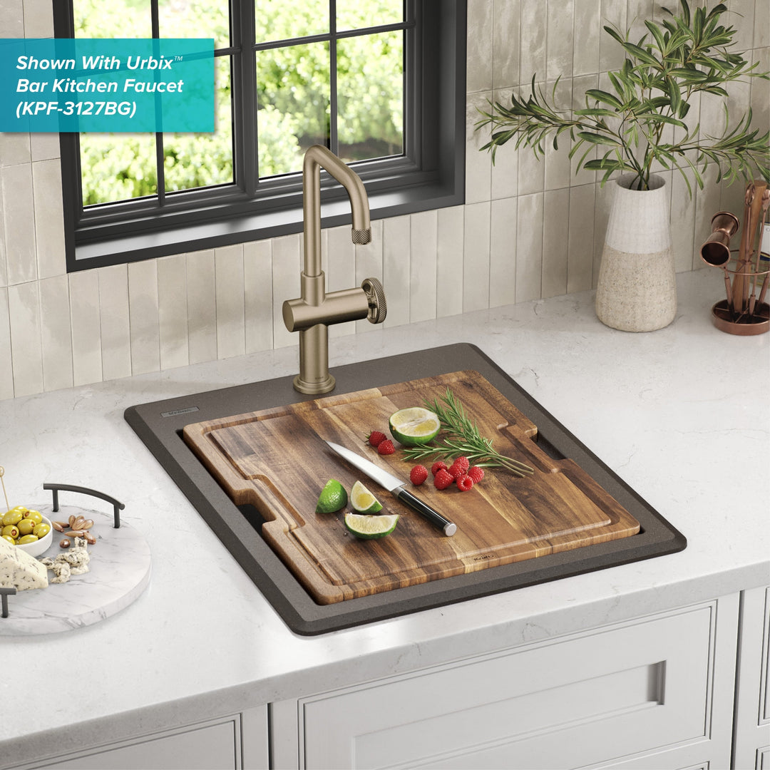 Bellucci Workstation Topmount Drop-In Granite Kitchen Sink