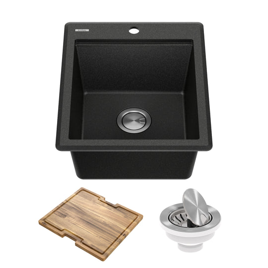 Bellucci Workstation Topmount Drop-In Granite Kitchen Sink