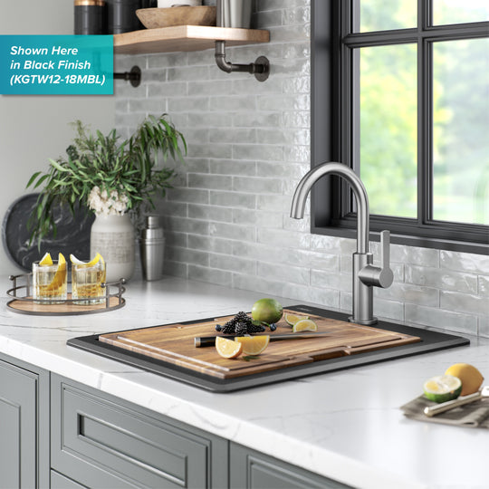 Bellucci Workstation Topmount Drop-In Granite Kitchen Sink