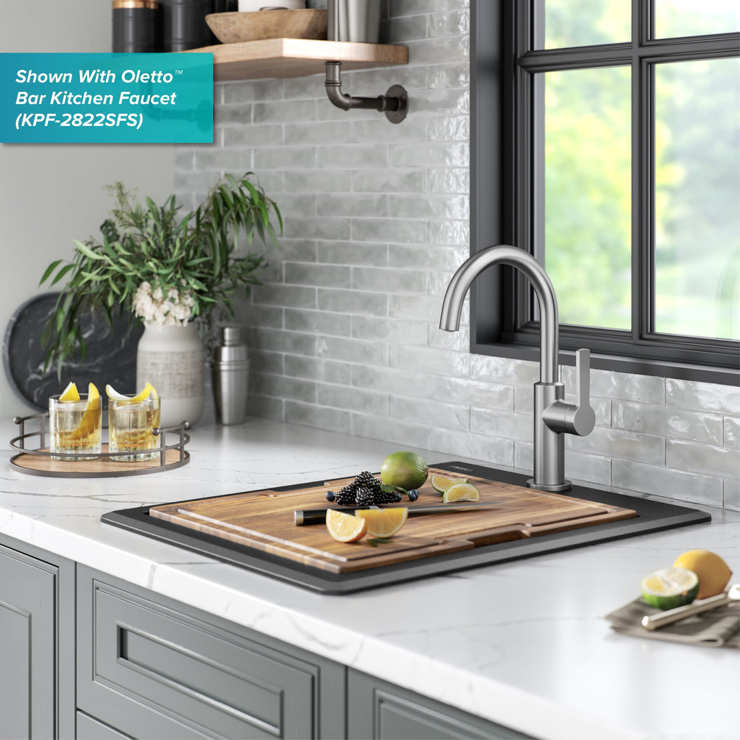 Bellucci Workstation Topmount Drop-In Granite Kitchen Sink