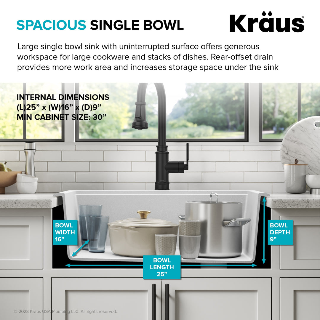 Bellucci Workstation Topmount Drop-In Granite Kitchen Sink