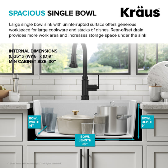 Bellucci Workstation Topmount Drop-In Granite Kitchen Sink