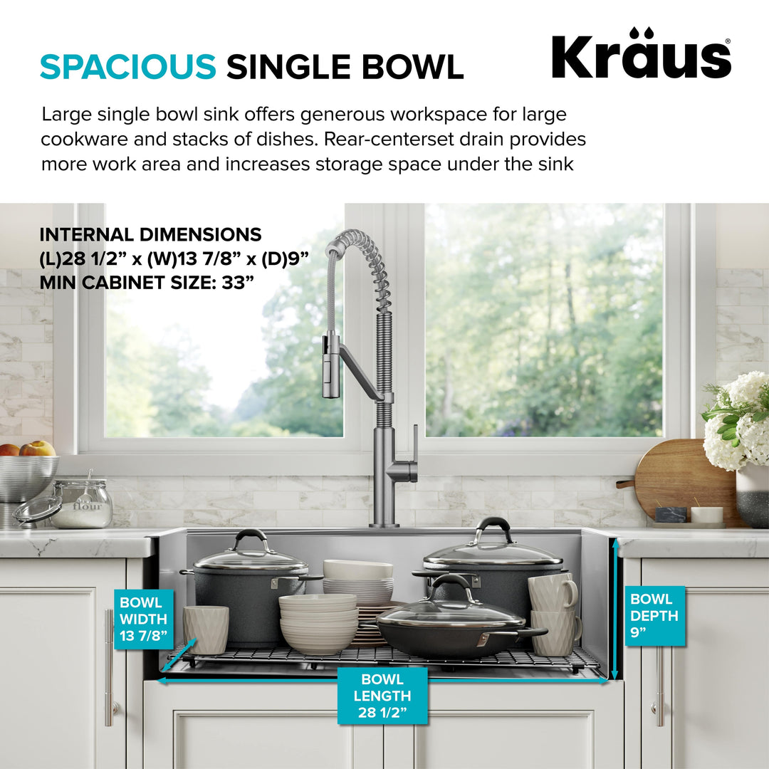 Kore Workstation Drop-In Stainless Steel Kitchen Sink