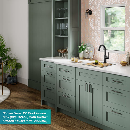 Kore Workstation Drop-In Stainless Steel Kitchen Sink