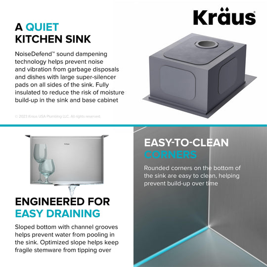 Kore Workstation Drop-In Stainless Steel Kitchen Sink