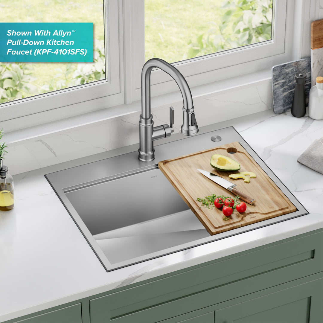 Kore Workstation Drop-In Stainless Steel Kitchen Sink