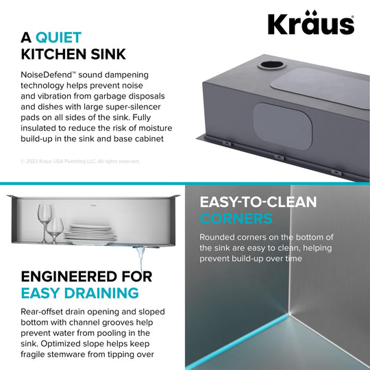 Kore Workstation Drop-In Stainless Steel Kitchen Sink