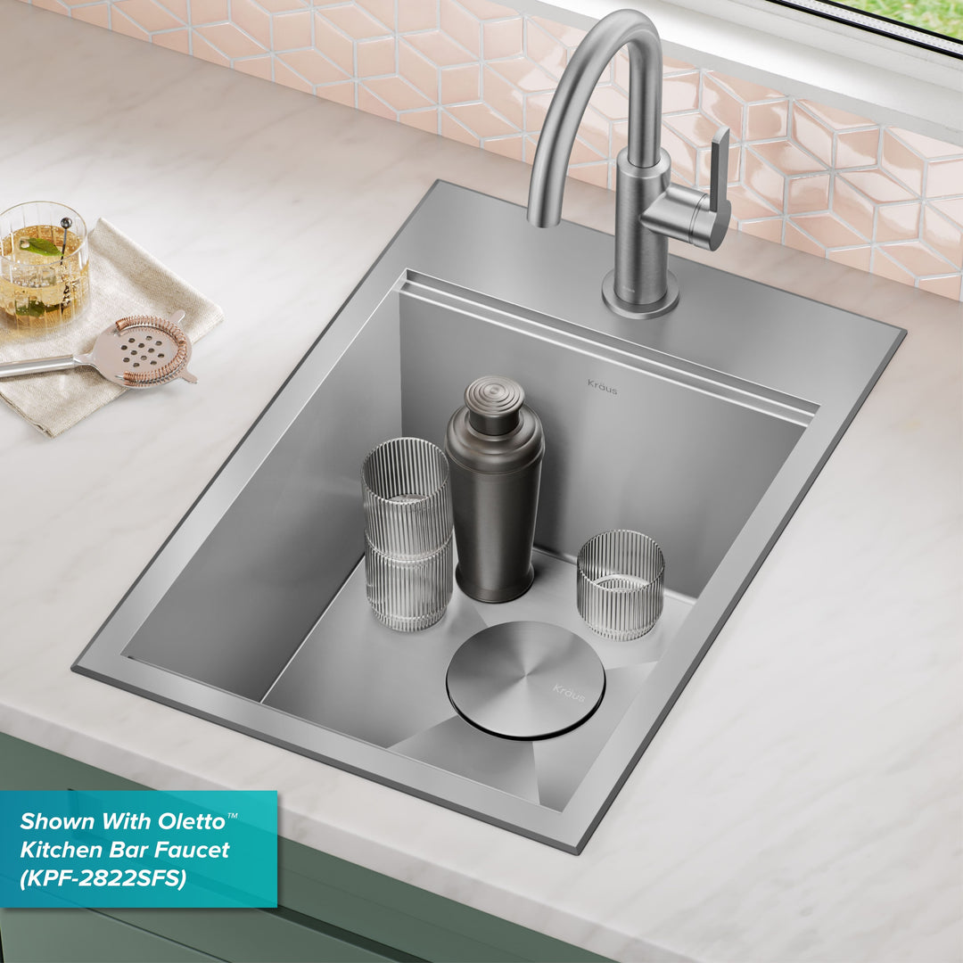 Kore Workstation Drop-In Stainless Steel Kitchen Sink