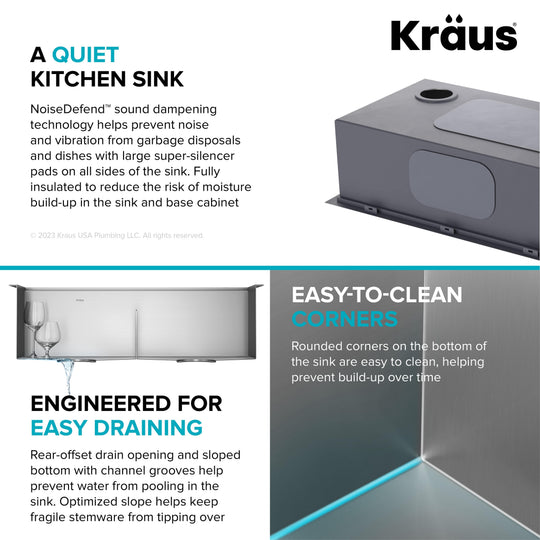 Kore Workstation Drop-In Stainless Steel Kitchen Sink