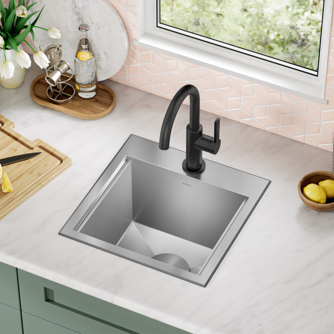 Kore Workstation Drop-In Stainless Steel Kitchen Sink