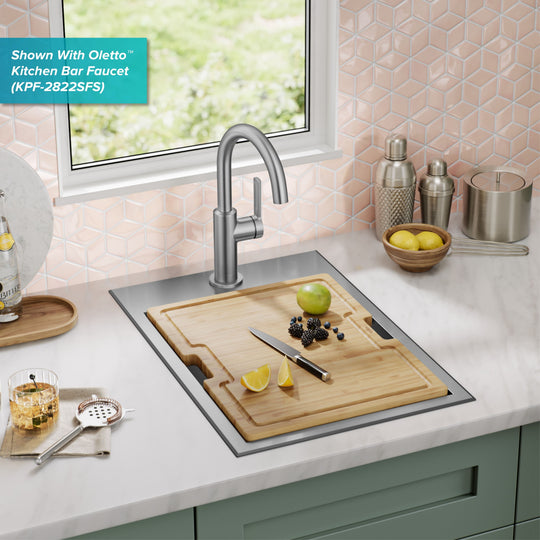 Kore Workstation Drop-In Stainless Steel Kitchen Sink