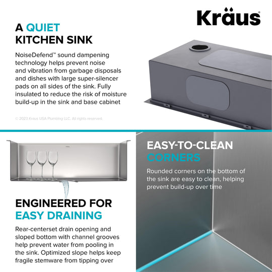 Kore Workstation Drop-In Stainless Steel Kitchen Sink