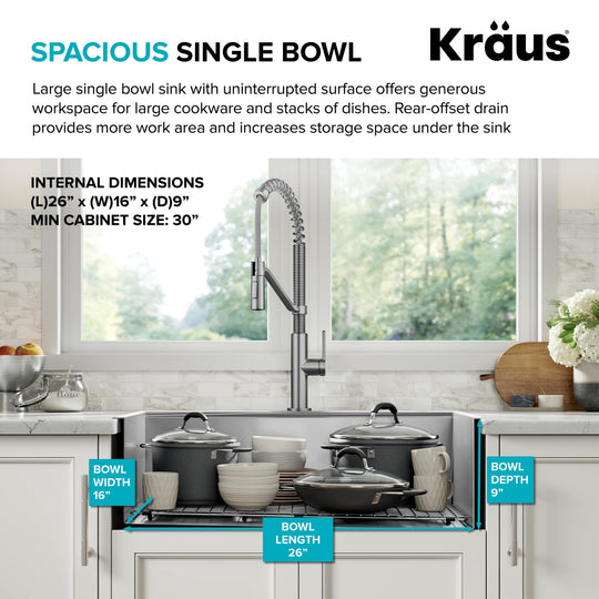 Kore Workstation Drop-In Stainless Steel Kitchen Sink