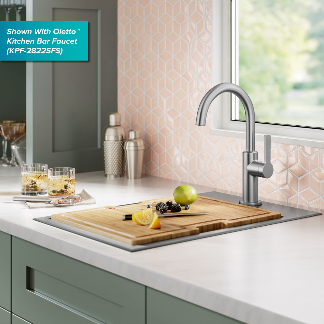 Kore Workstation Drop-In Stainless Steel Kitchen Sink