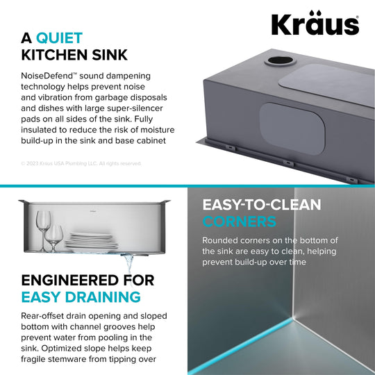 Kore Workstation Drop-In Stainless Steel Kitchen Sink