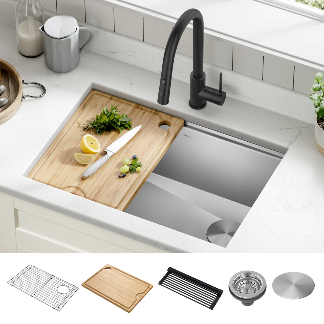 Kore Workstation Undermount Stainless Steel Kitchen Sink