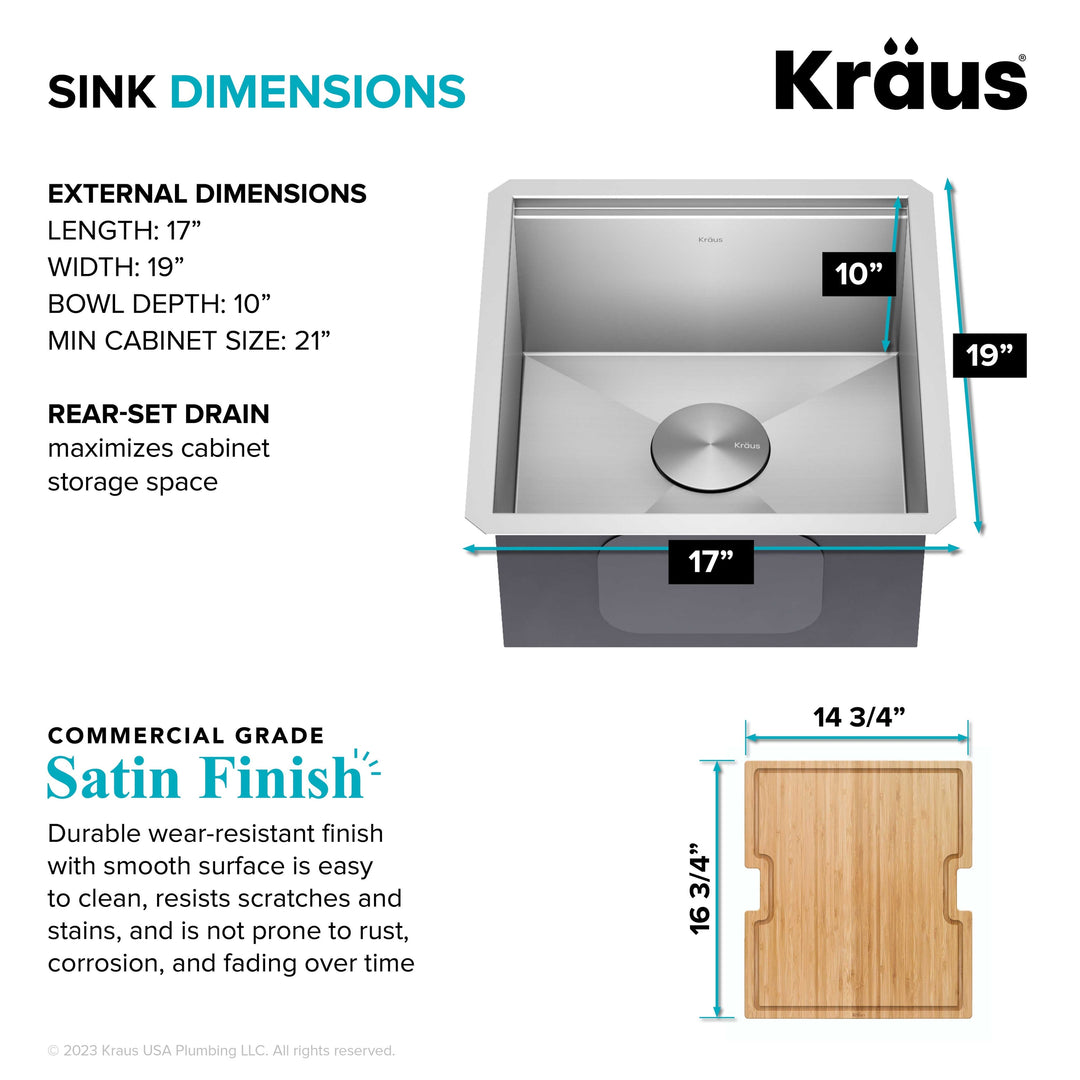 Kore Workstation Undermount Stainless Steel Kitchen Sink