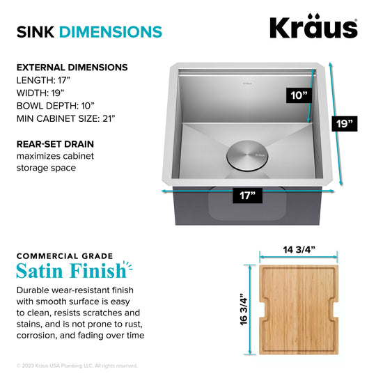 Kore Workstation Undermount Stainless Steel Kitchen Sink
