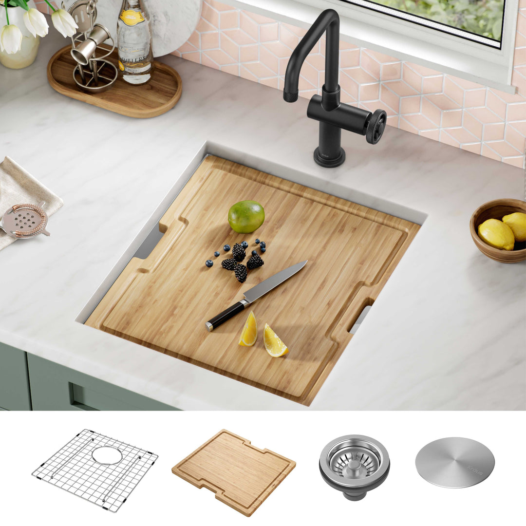 Kore Workstation Undermount Stainless Steel Kitchen Sink