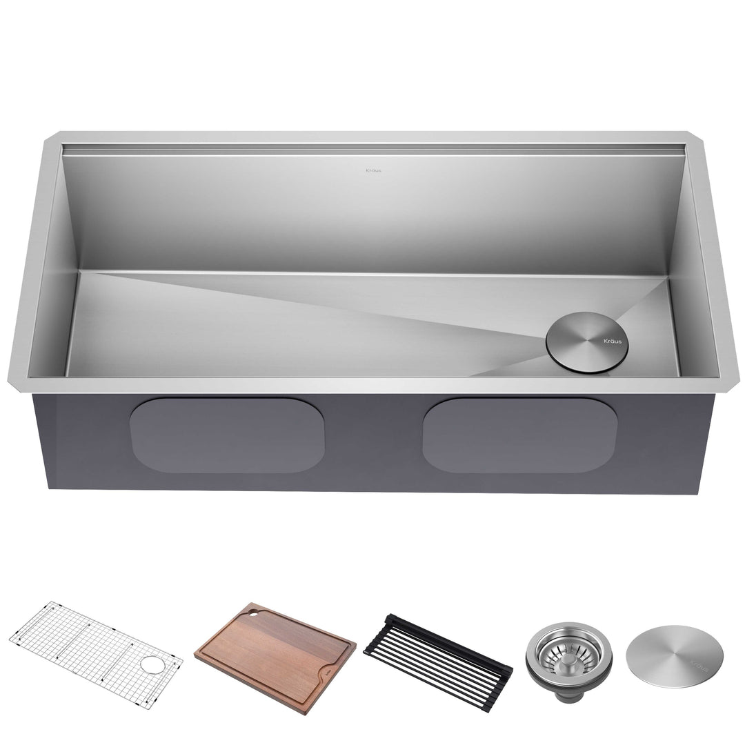 Kore Workstation Undermount Stainless Steel Kitchen Sink