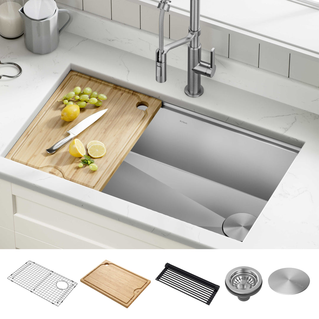 Kore Workstation Undermount Stainless Steel Kitchen Sink
