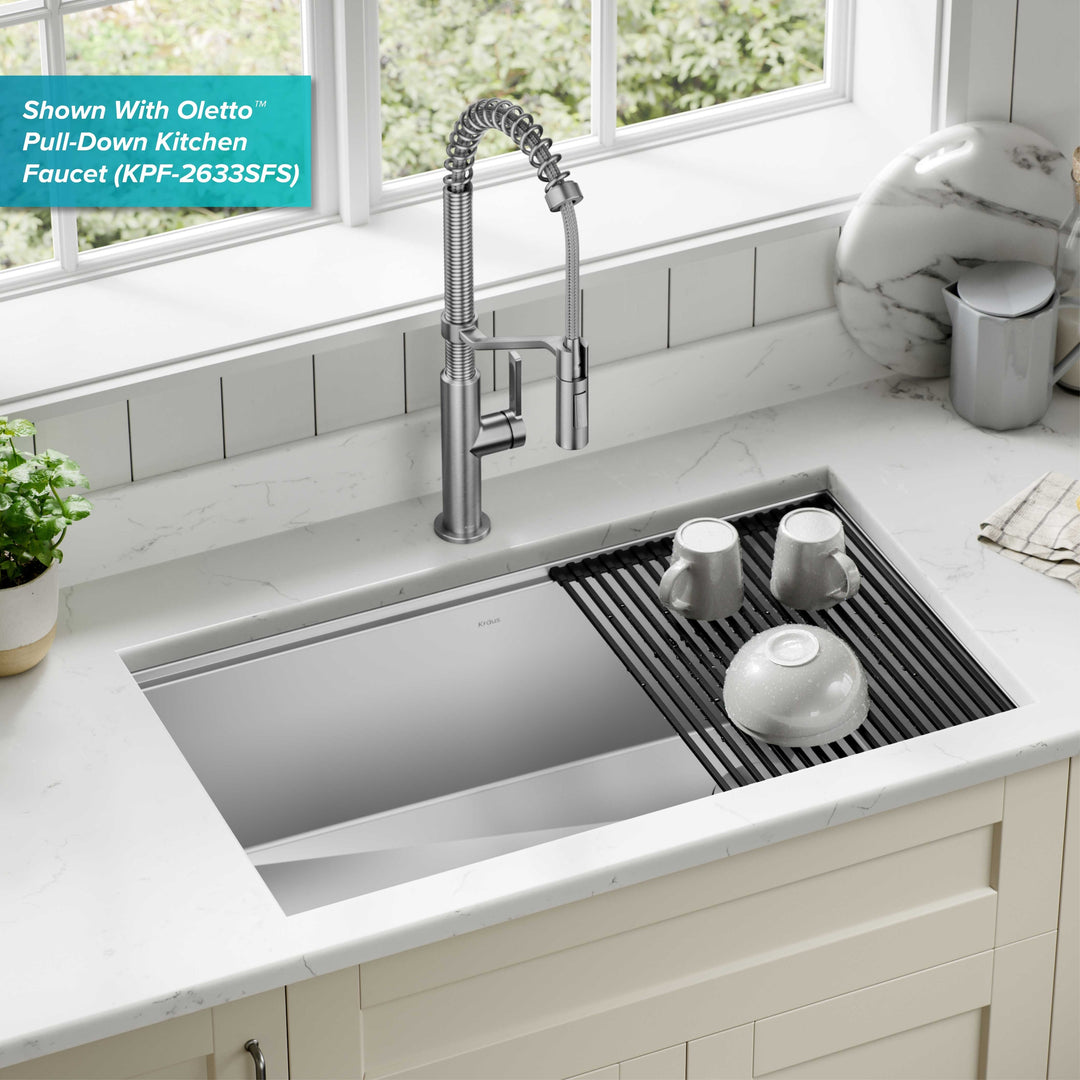 Kore Workstation Undermount Stainless Steel Kitchen Sink