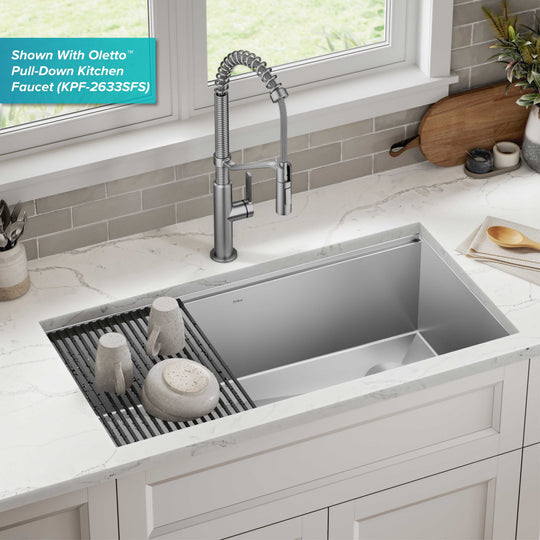 Kore Workstation Undermount Stainless Steel Kitchen Sink