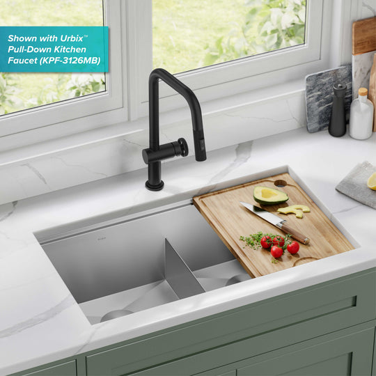 Kore Workstation Undermount Stainless Steel Kitchen Sink