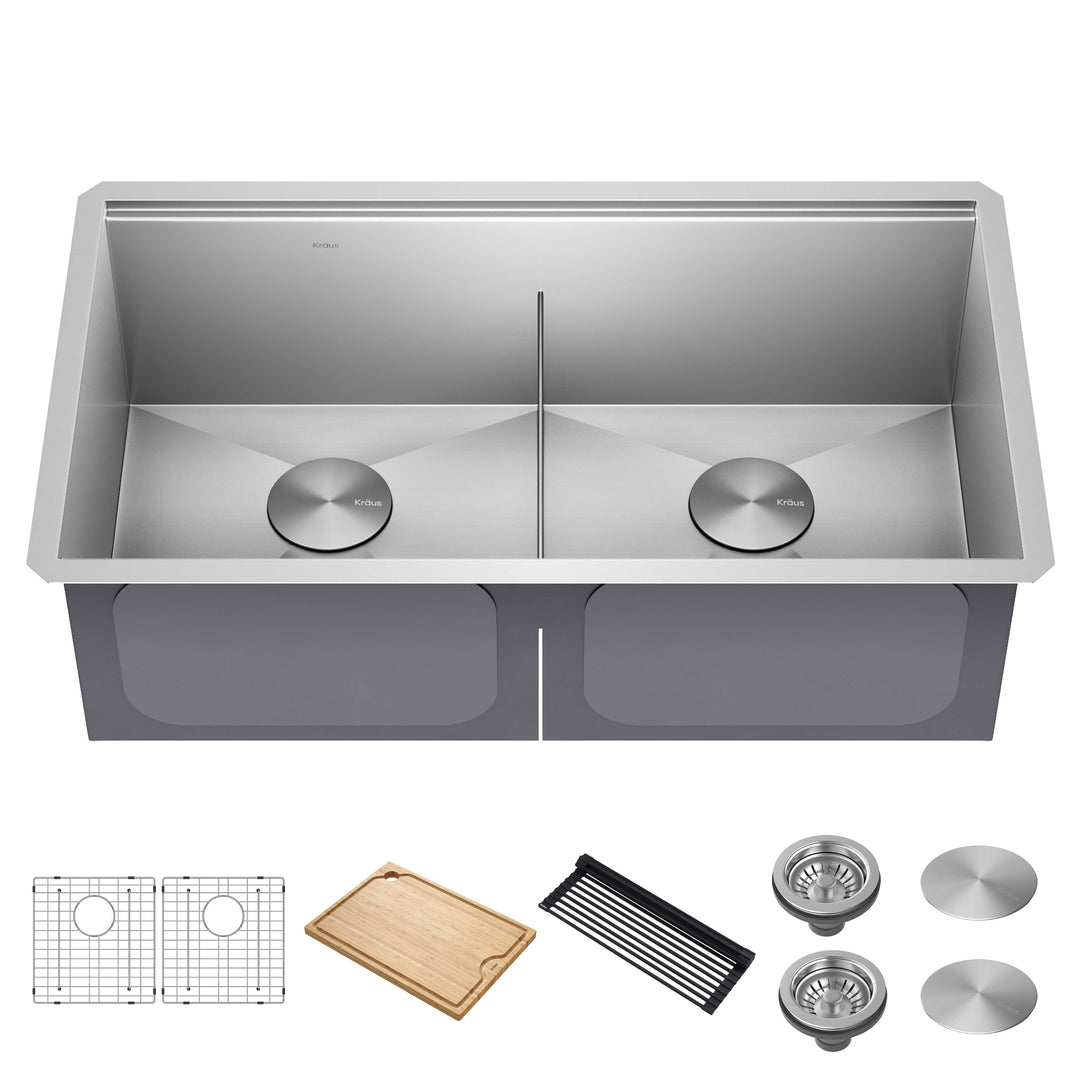 Kore Workstation Undermount Stainless Steel Kitchen Sink