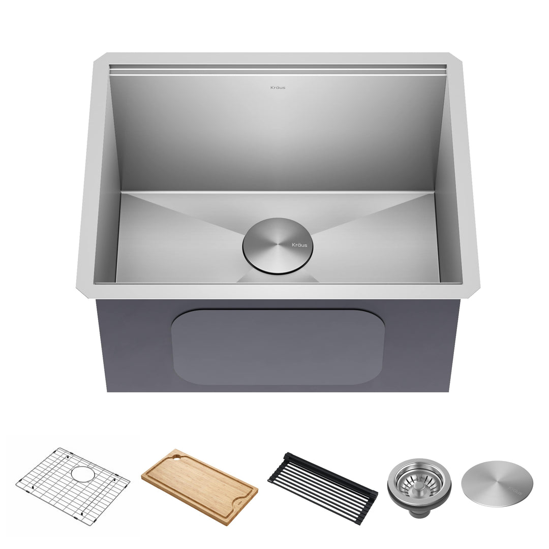 Kore Workstation Undermount Stainless Steel Kitchen Sink