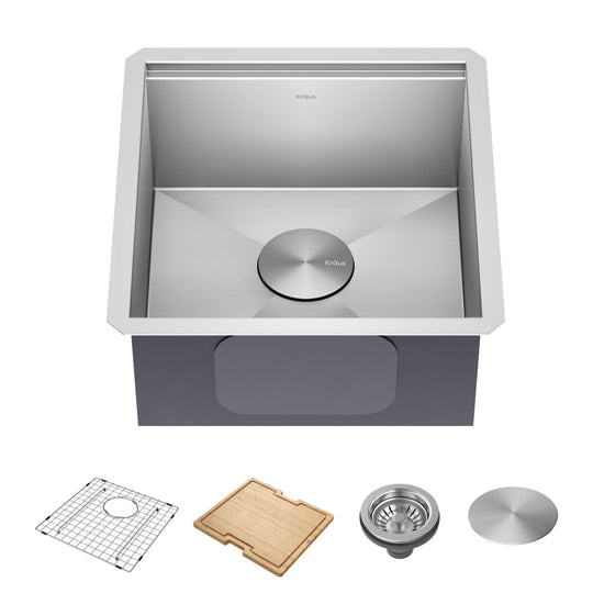 Kore Workstation Undermount Stainless Steel Kitchen Sink