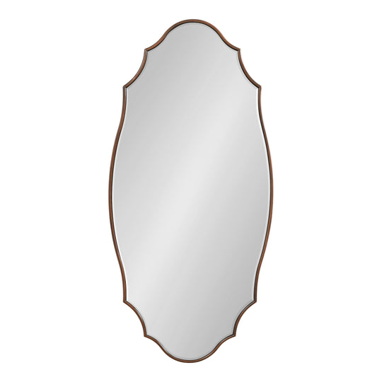 Leanna Scalloped Oval Wall Mirror