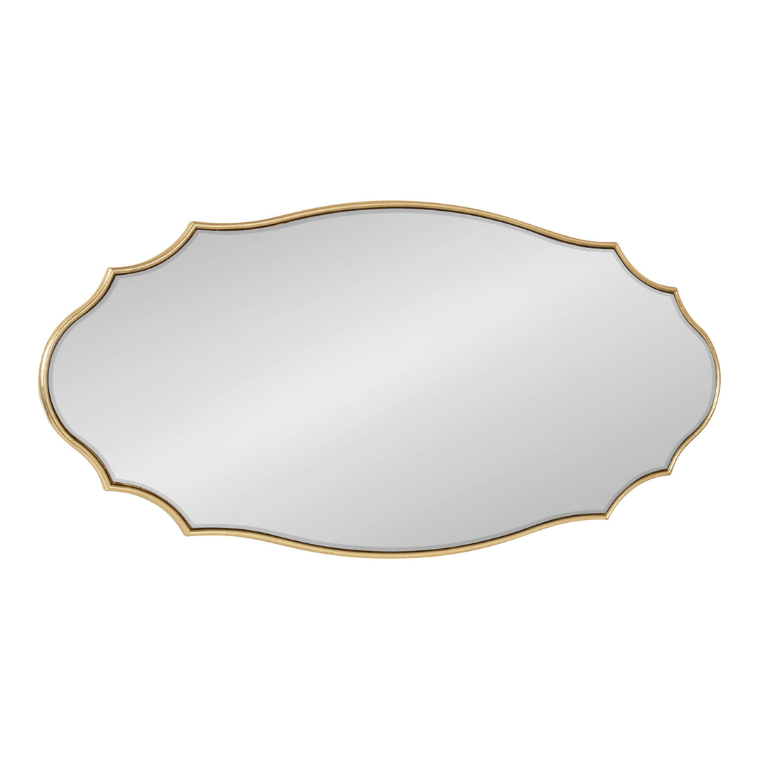 Leanna Scalloped Oval Wall Mirror