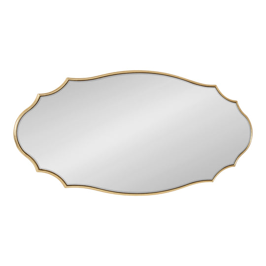 Leanna Scalloped Oval Wall Mirror