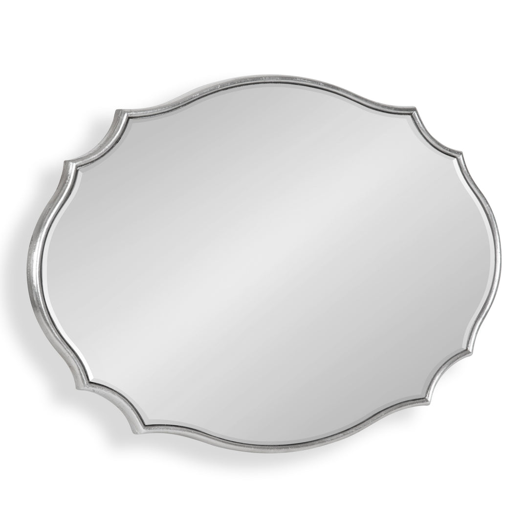 Leanna Scalloped Oval Wall Mirror