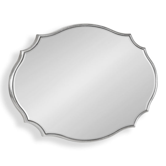 Leanna Scalloped Oval Wall Mirror