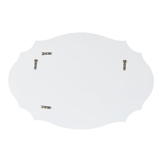 Leanna Scalloped Oval Wall Mirror