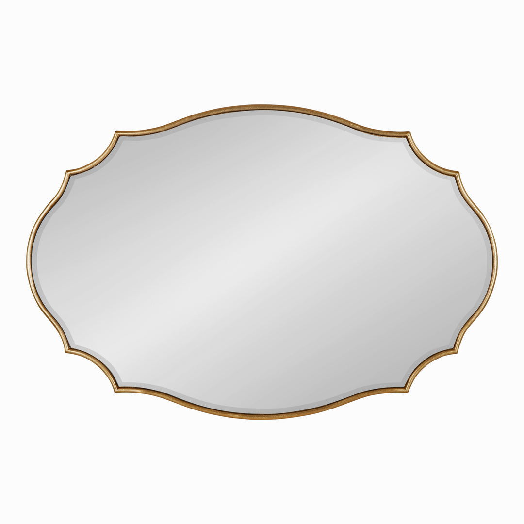Leanna Scalloped Oval Wall Mirror