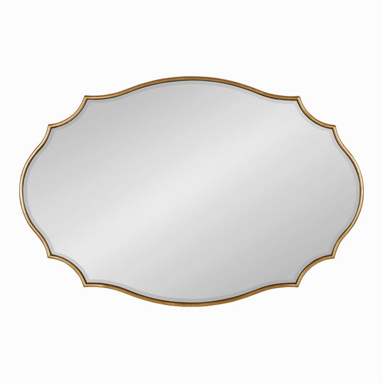 Leanna Scalloped Oval Wall Mirror