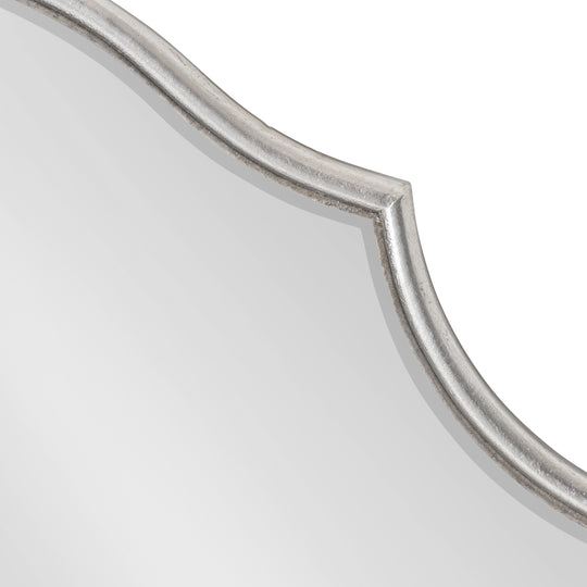 Leanna Scalloped Oval Wall Mirror