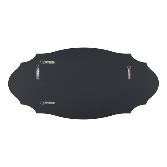 Leanna Scalloped Oval Wall Mirror