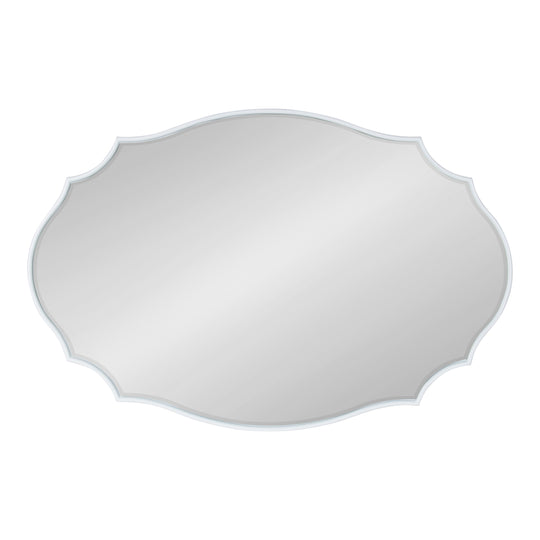 Leanna Scalloped Oval Wall Mirror