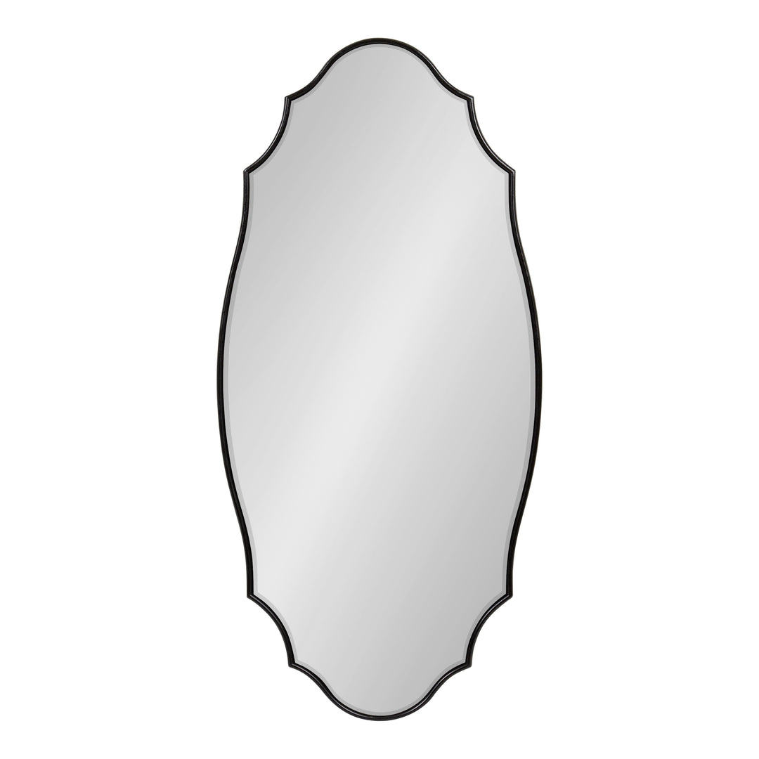 Leanna Scalloped Oval Wall Mirror