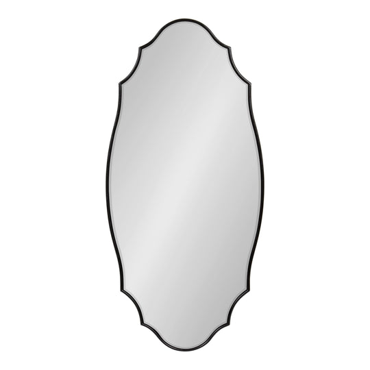 Leanna Scalloped Oval Wall Mirror