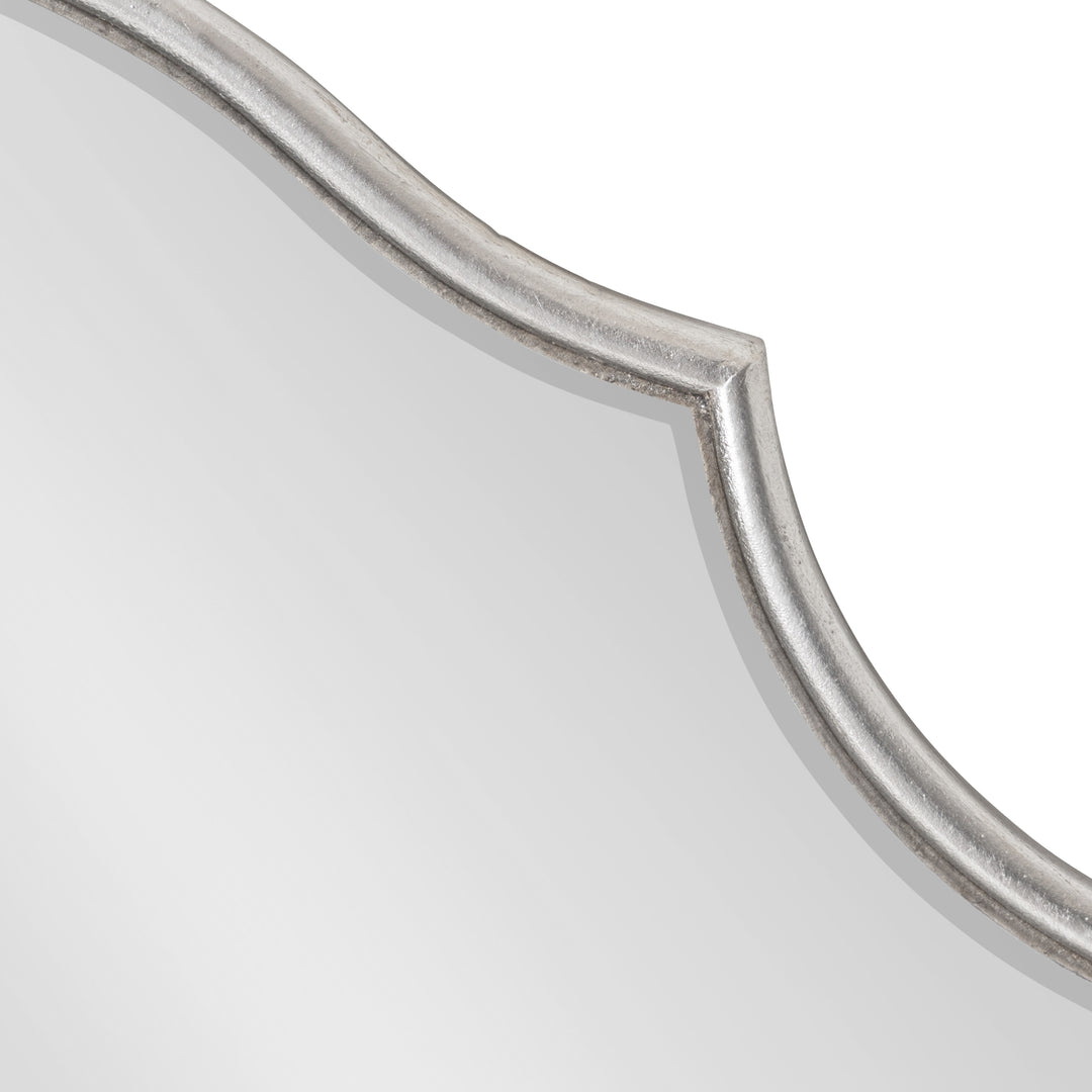 Leanna Scalloped Oval Wall Mirror