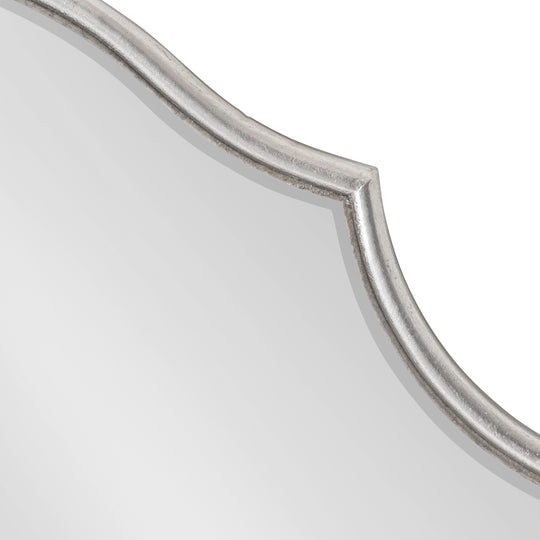 Leanna Scalloped Oval Wall Mirror