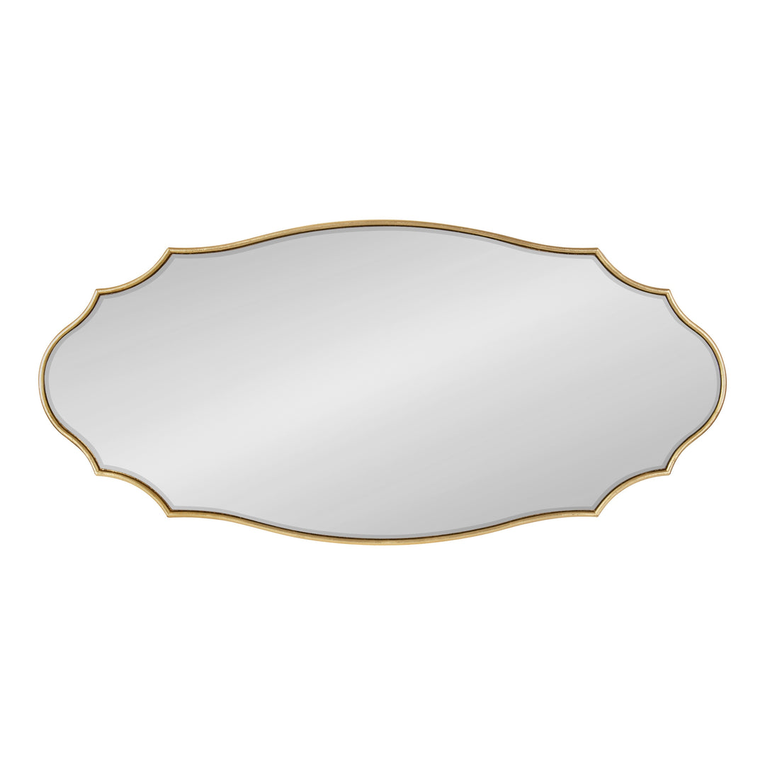 Leanna Scalloped Oval Wall Mirror