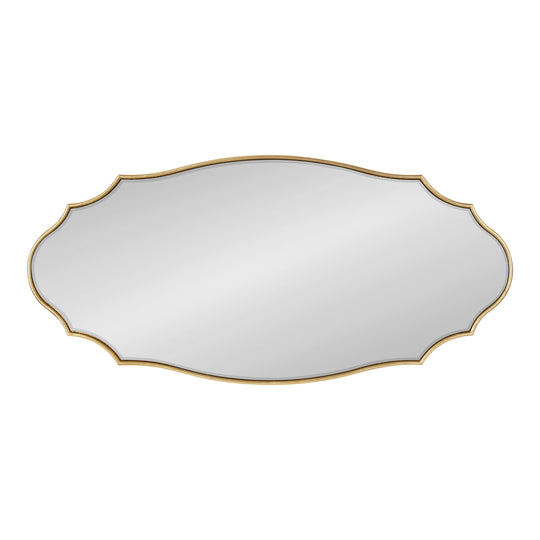 Leanna Scalloped Oval Wall Mirror