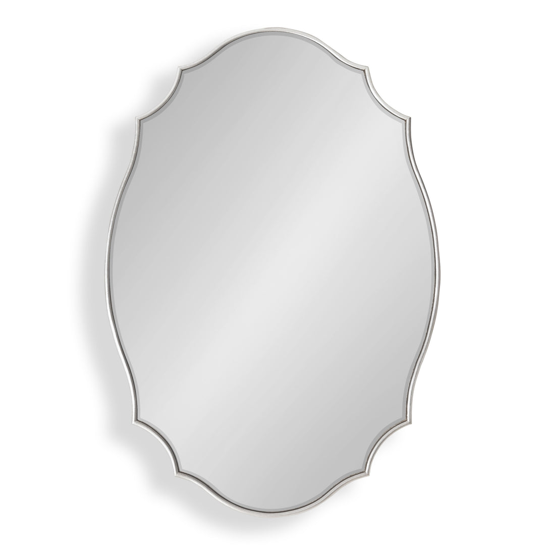 Leanna Scalloped Oval Wall Mirror