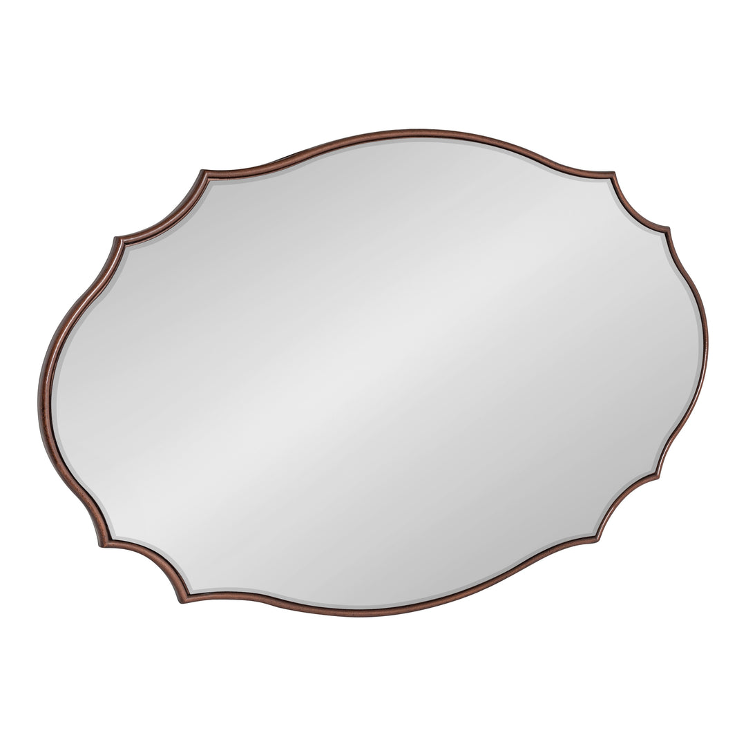 Leanna Scalloped Oval Wall Mirror